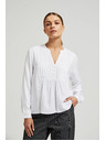 Moodo Bijela košulja s dugim rukavima Moodo