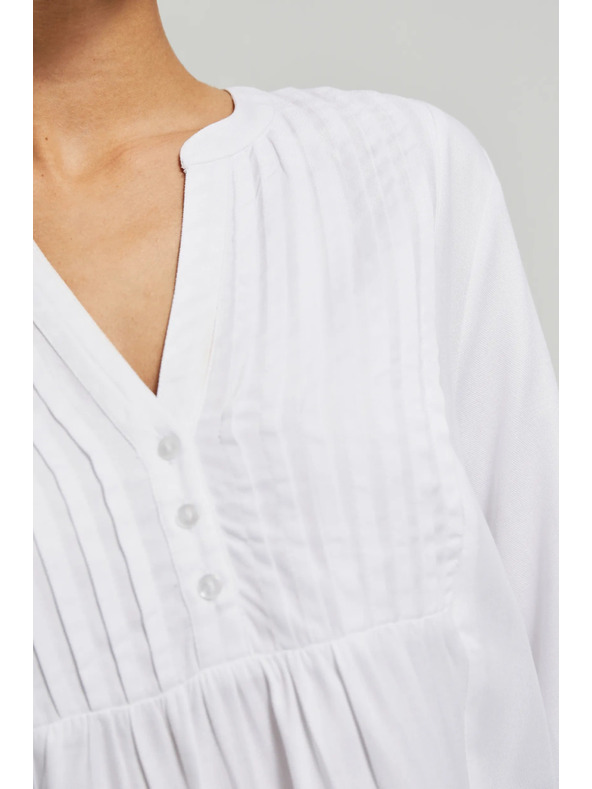 Moodo Bijela košulja s dugim rukavima Moodo