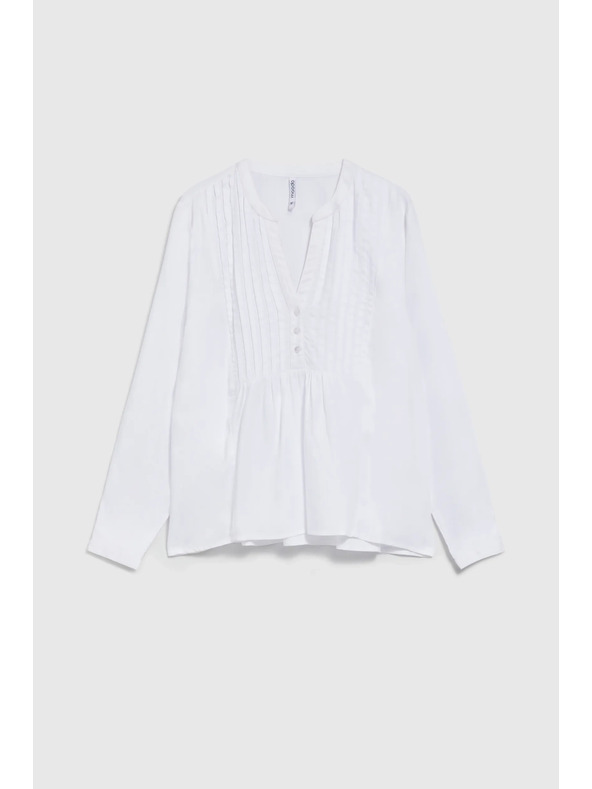 Moodo Bijela košulja s dugim rukavima Moodo