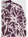 Moodo Viskozna košulja s uzorkom ljubičasta Moodo