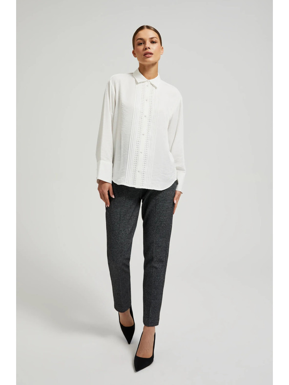 Moodo Elegantna bijela viskozna košulja Moodo