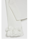 Moodo Bijela košulja s volanima na rukavima Moodo