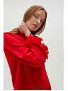 Moodo Crvena košulja s volanima na rukavima Moodo