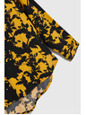 Moodo Viskozna košulja sa printom i ovratnikom žuta Moodo