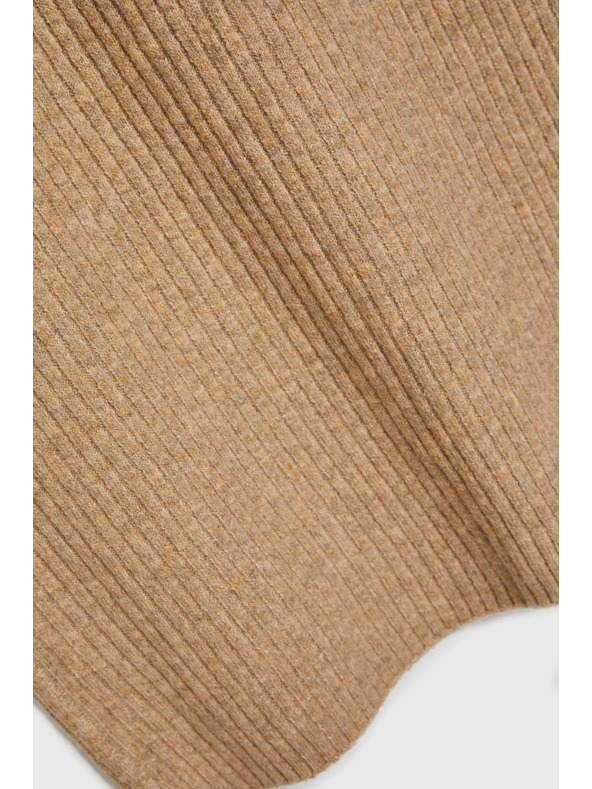 Moodo Pletena midi suknja bež Moodo