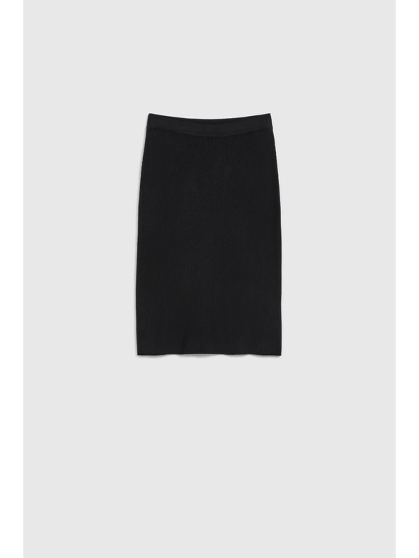 Moodo Pletena crna uska suknja Moodo