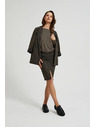 Moodo Uska suknja s metalnom niti crna Moodo