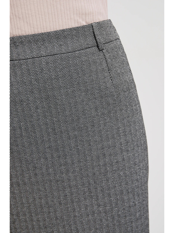 Moodo Elegantna uska suknja siva Moodo