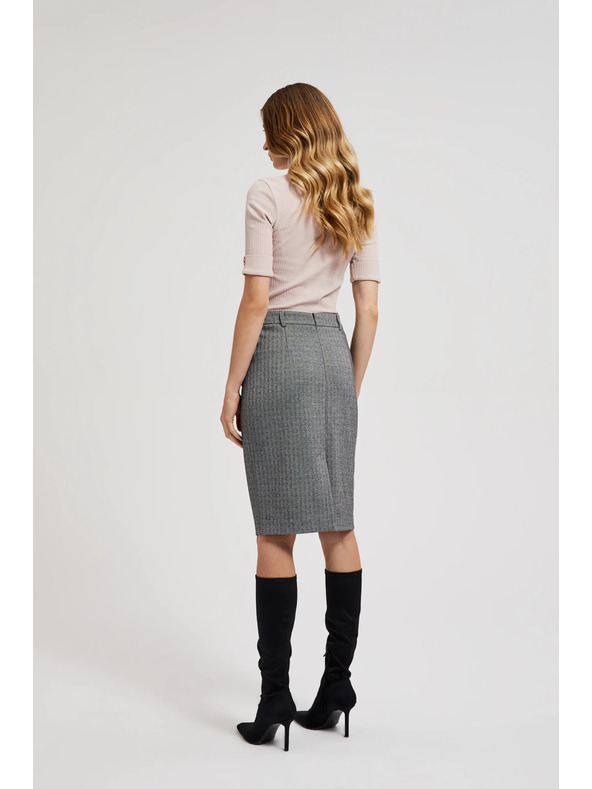 Moodo Elegantna uska suknja siva Moodo
