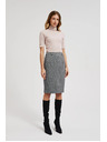 Moodo Elegantna uska suknja siva Moodo
