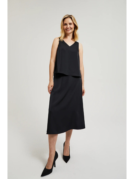 Moodo Crna A-linija suknja Moodo