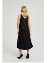 Moodo Crna A-linija suknja Moodo