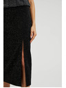 Moodo Midi suknja s prorezom crna Moodo