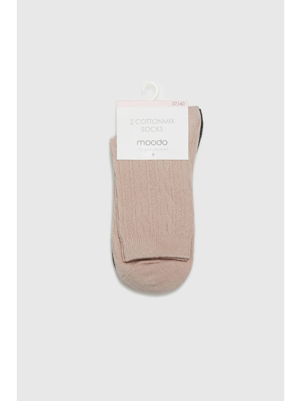 Moodo 2 para čarapa s dekorativnim uzorkom Moodo