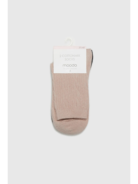 Moodo 2 para čarapa s dekorativnim uzorkom Moodo