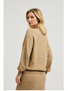 Moodo Bež kardigan s gumbima i napuhnutim rukavima Moodo