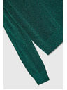 Moodo Džemper dugih rukava ukrašen metalnom niti zelene boje Moodo
