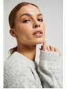 Moodo Džemper ukrašen sjajnom niti sive boje Moodo