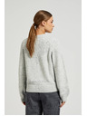 Moodo Džemper ukrašen sjajnom niti sive boje Moodo