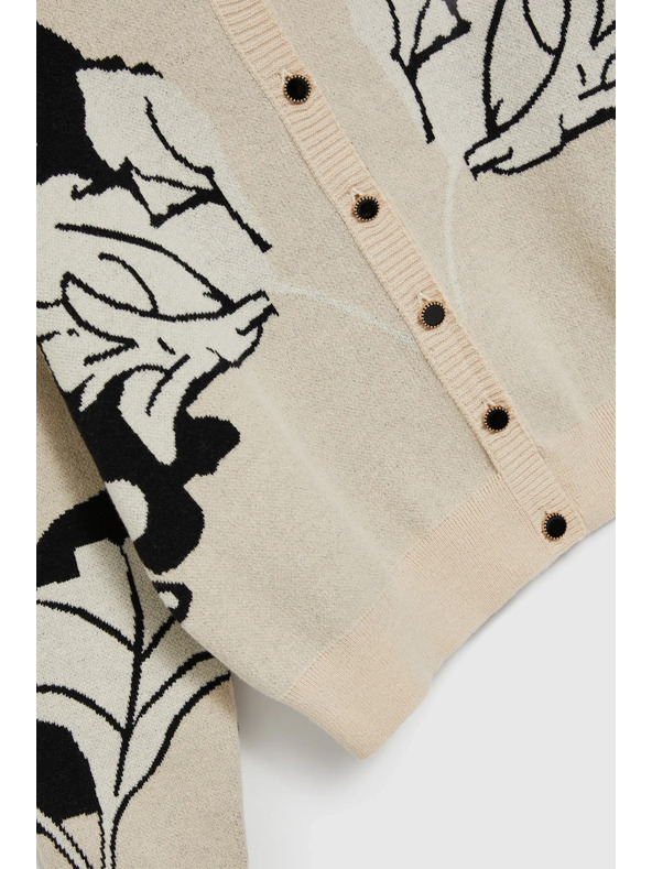 Moodo Džemper na gumbe bež Moodo