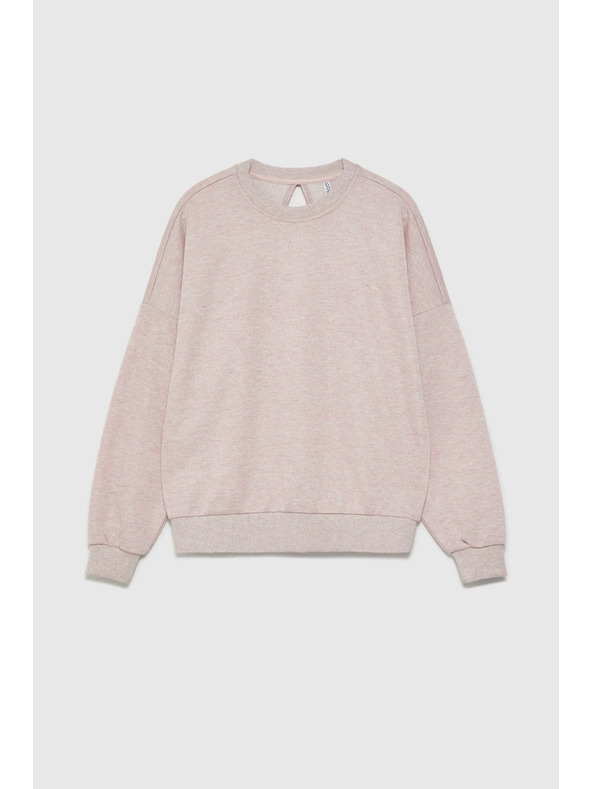 Moodo Dukserica s otvorenim leđima ružičasta Moodo