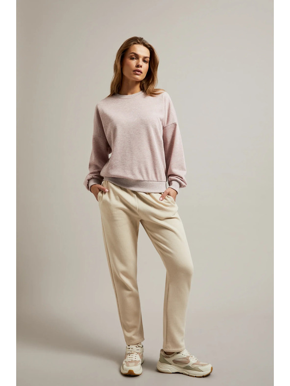 Moodo Dukserica s otvorenim leđima ružičasta Moodo