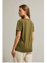 Moodo Majica V-izreza maslinasta Moodo