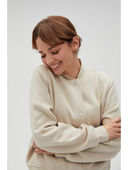 Moodo Bež bomber jakna Moodo