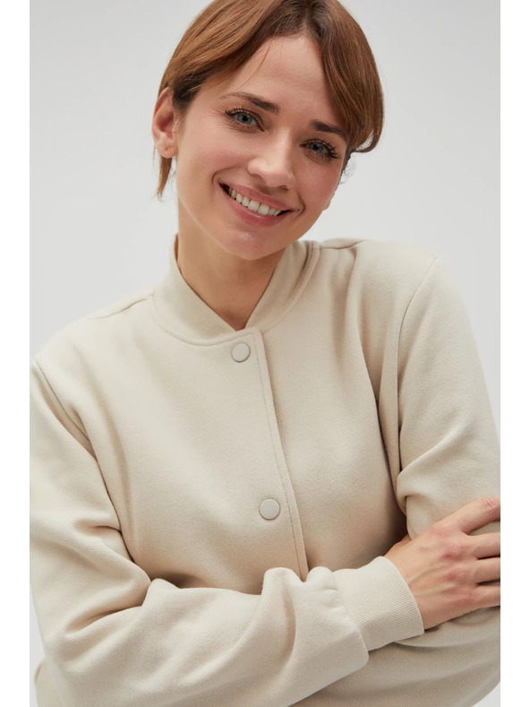 Moodo Bež bomber jakna Moodo