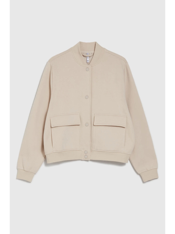 Moodo Bež bomber jakna Moodo