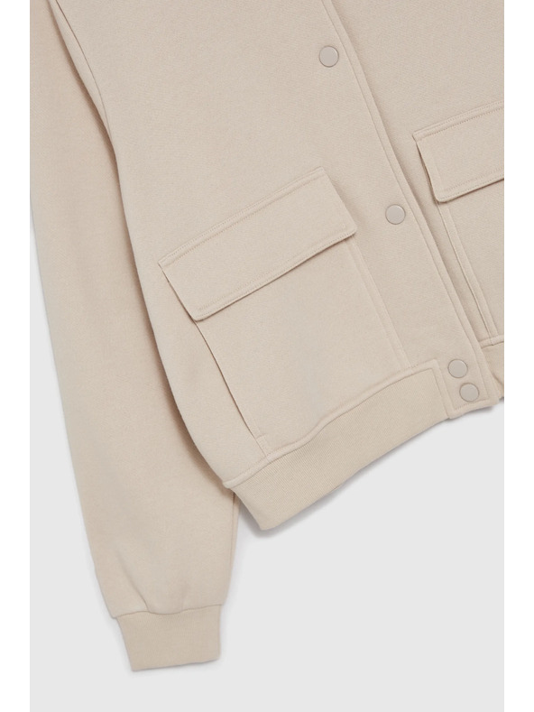 Moodo Bež bomber jakna Moodo