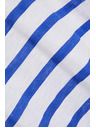 Moodo Plava prugasta majica tankih pruga s kratkim rukavima Moodo
