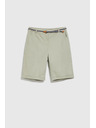 Moodo Pamučne kratke hlače sa pojasom maslinaste Moodo