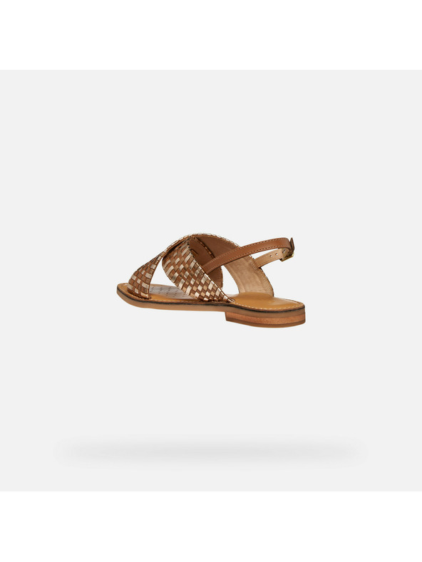 Geox Smeđe ženske papuče Geox Maddalusiac