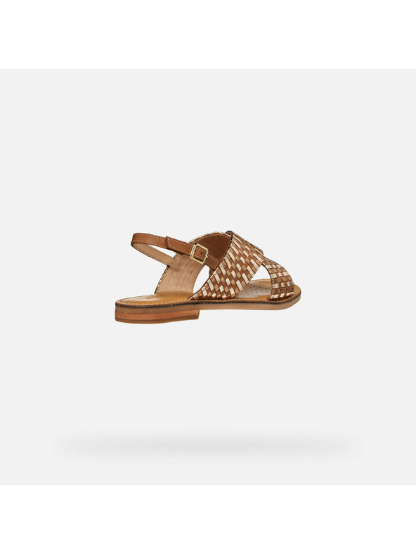 Geox Smeđe ženske papuče Geox Maddalusiac