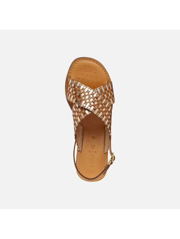 Geox Smeđe ženske papuče Geox Maddalusiac