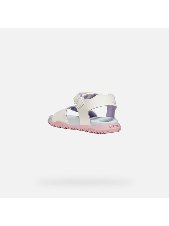 Geox Bijele djevojčinske sandale Geox Sandal Fusbetto