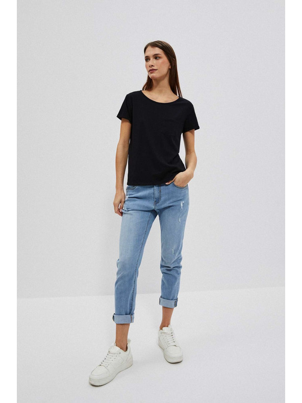 Moodo Crna ženska Moodo majica