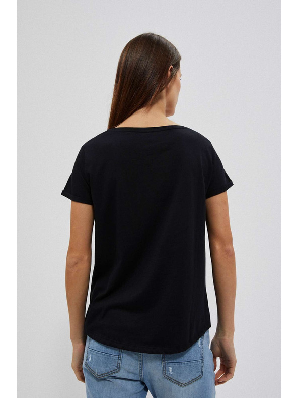 Moodo Crna ženska Moodo majica