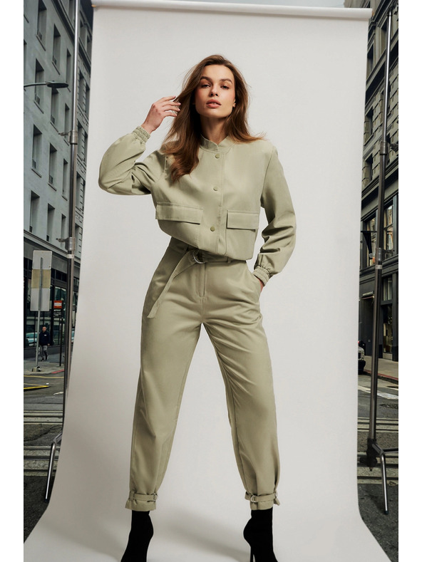 Moodo Svijetlo zelene Moodo ženske hlače