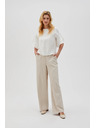 Moodo Moodo bež ženske hlače
