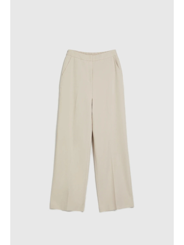 Moodo Moodo bež ženske hlače