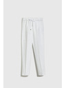 Moodo Bijele ženske hlače Moodo