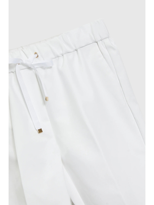 Moodo Bijele ženske hlače Moodo