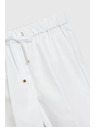 Moodo Bijele ženske hlače Moodo