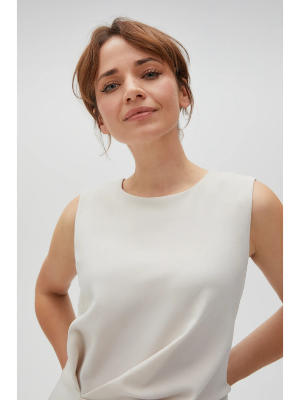 Moodo Ženska bež haljina MOODO