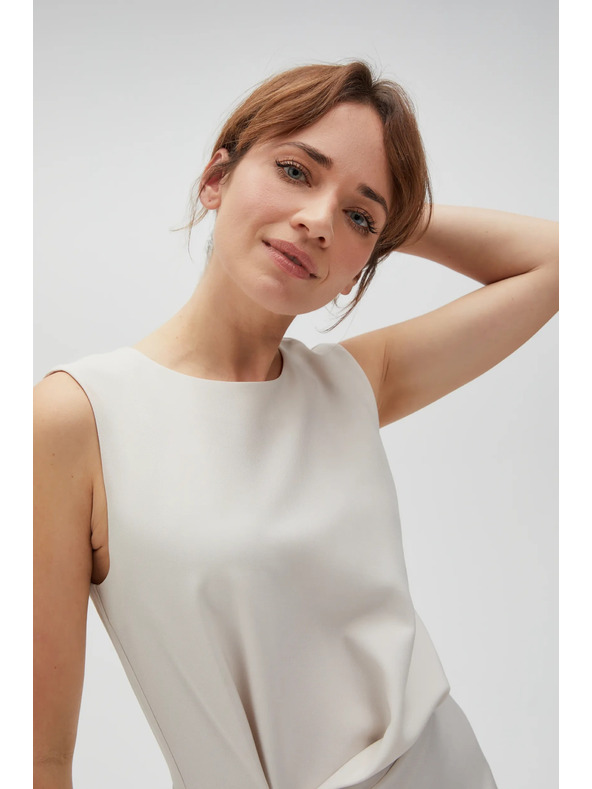 Moodo Ženska bež haljina MOODO