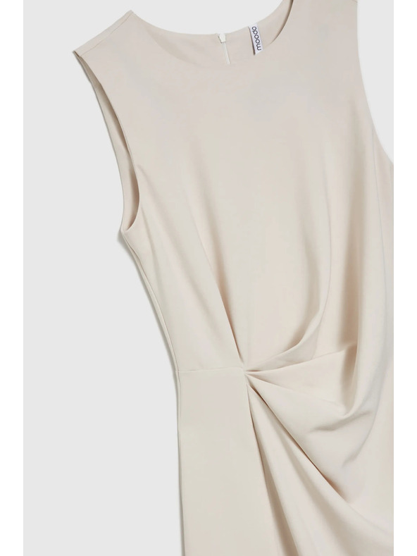 Moodo Ženska bež haljina MOODO