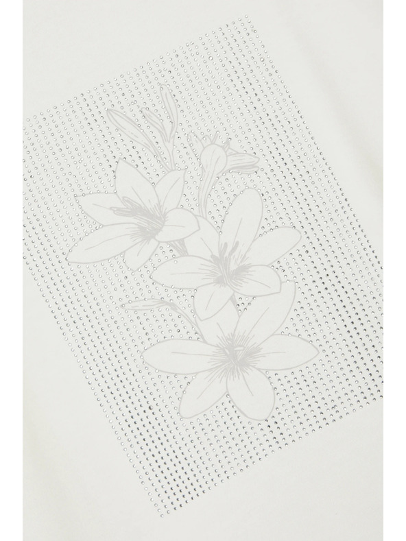 Moodo Bijela ženska majica Moodo