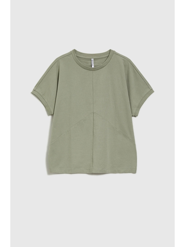 Moodo Khaki ženska labava majica Moodo